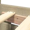 vidaXL Bed Frame with Headboard without Mattress Sonoma Oak 150x200 cm King Size