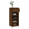 vidaXL Shoe Cabinet Brown Oak 40x36x105 cm Engineered Wood