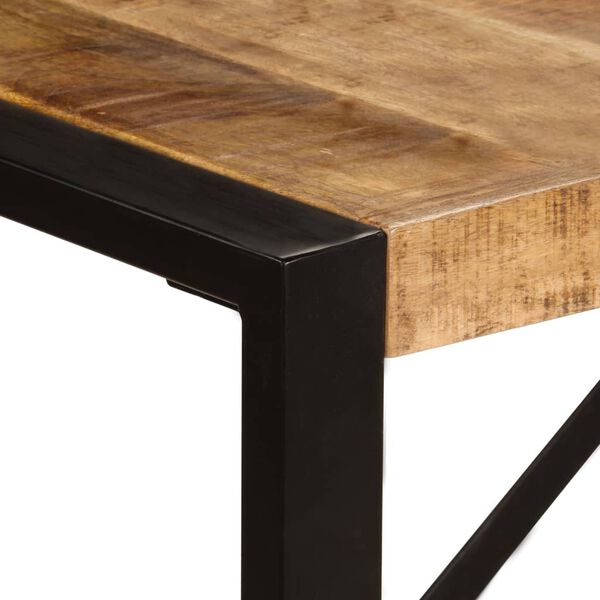 vidaXL Dining Table 220x100x75 cm Solid Mango Wood