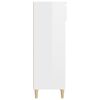 vidaXL Shoe Cabinet High Gloss White 40x36x105 cm Engineered Wood