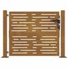 vidaXL Garden Gate 100x75 cm Corten Steel Square Design