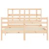 vidaXL Bed Frame without Mattress 120x200 cm Solid Wood