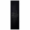 vidaXL Kitchen Rug Cuttlery Black 150 x 45 cm Velvet
