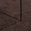 vidaXL Medium Pile Soft and Washable Rug HUARTE Brown &Oslash; 80 CM