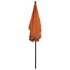 vidaXL Garden Parasol with Pole 210x140 cm Terracotta