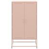 vidaXL Highboard Pink 68.5x38.5x123.5 cm Steel