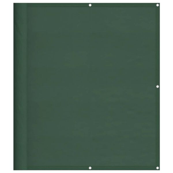 vidaXL Balcony Screen Dark Green 120x700 cm 100% Polyester Oxford