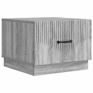 vidaXL Coffee Table Grey Sonoma 49 x 50 x 37 cm Engineered Wood