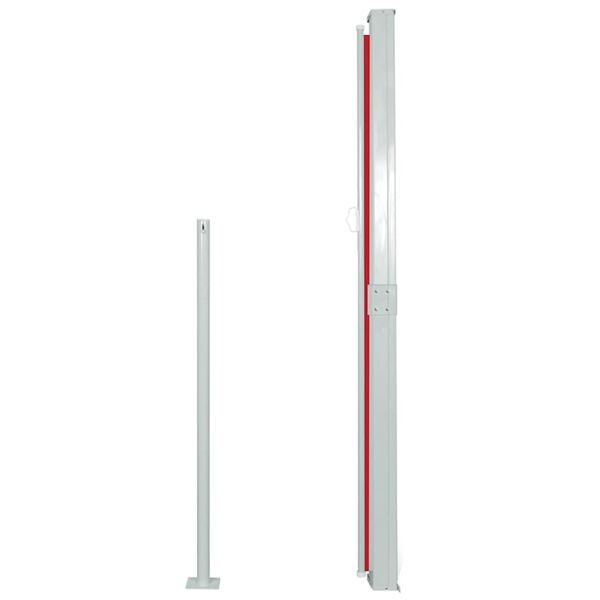 vidaXL Retractable Side Awning 160 x 500 cm Red