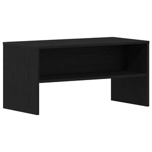 vidaXL TV Cabinet Black Oak 80x40x40 cm Engineered Wood