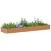 vidaXL Garden Raised Bed 390 x 100 x 36 cm Galvanised Steel