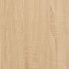 vidaXL Highboard Sonoma Oak 34.5x34x180 cm Engineered Wood