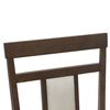 vidaXL Dining Chair 2 pcs Light Brown and Light Solid Rubber Wood