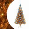 vidaXL Christmas Tree Gold 120 cm PET