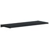 vidaXL Window Sill Anthracite with Wood Grain 100 x 35 x 4.5 cm PVC