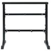 vidaXL Dumbbell Rack Black 99 x 45 x 95.5 cm Powder-coated steel