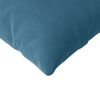 vidaXL Sofa Pillows 2 pcs Blue 200 x 40 cm Corduroy Fabric