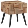 vidaXL Side Table 40x40x45 cm Solid Reclaimed Teak