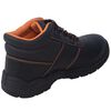 vidaXL Safety Shoes Black Size 45 Leather