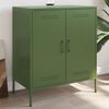 vidaXL Sideboard Olive Green 68x39x79 cm Steel