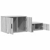vidaXL Storage Cabinet 2 pcs Grey Sonoma 108 x 41 x 40 cm