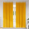 vidaXL Blackout Curtains 2 pcs Mustard Yellow 140 x 260 cm Velvet