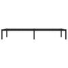 vidaXL Metal Bed Frame without Mattress Black 90x200cm