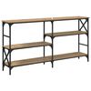 vidaXL Console Table Artisan Oak 150 x 29 x 76.5 cm Engineered Wood