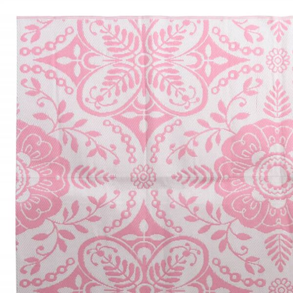 vidaXL Outdoor Carpet ARAKIL Pink 190x290 cm PP