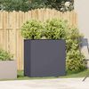 vidaXL Planter Anthracite 80x40x80 cm Cold-rolled Steel