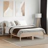 vidaXL Bed Frame without Mattress 135x190 cm Double Solid Wood Pine
