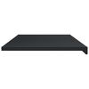 vidaXL Window Sill Anthracite with Wood Grain 160 x 50 x 4.5 cm PVC