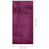vidaXL Soft Pile Rug Anti-slip 115x170 cm Purple