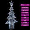 vidaXL Christmas Tree with 240 LEDs Cold white 180 cm Acrylic