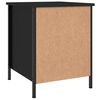 vidaXL Bedside Cabinets 2 pcs Black 40x42x50 cm Engineered Wood