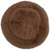 vidaXL Washable Dog & Cat Cushion Brown 50x50x12 cm Plush