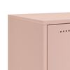 vidaXL Highboard Pink 100.5x39x107 cm Steel