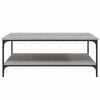 vidaXL Coffee Table Grey Sonoma 100x100x40 cm Engineered Wood
