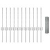 vidaXL Welded Wire Fence with Posts 25 x 0.4 m Galvanised Steel Silver