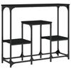 vidaXL Console Table Black 89.5x28x76 cm Engineered Wood