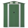 vidaXL Garden Shed Green 192x606x223 cm Galvanised Steel