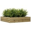 vidaXL Garden Planter 110x110x23 cm Impregnated Wood Pine