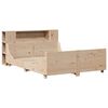 vidaXL Bed Frame without Mattress 150x200 cm King Size Solid Wood Pine
