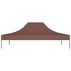 vidaXL Party Tent Roof 4.5x3 m Brown 270 g/m²