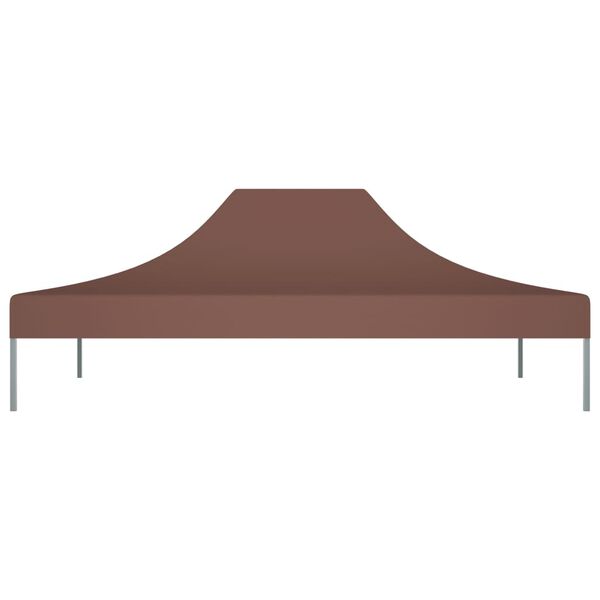 vidaXL Party Tent Roof 4.5x3 m Brown 270 g/m²