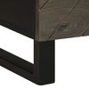 vidaXL Bedside Cabinet Black 40x33x46 cm Solid Wood Mango