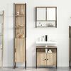 vidaXL Bathroom Furniture Set 3 pcs Sonoma Oak Engineered Wood