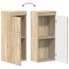 vidaXL Bathroom Wall Cabinet TULUM Sonoma Oak 37 x 24.5 x 86 cm