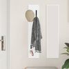 vidaXL Wall-Mounted Coat Rack White 20 x 1.5 x 100 cm Engineered wood