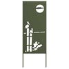 vidaXL Garden Privacy Screen Olive green 50 x 140 cm Cold-rolled steel